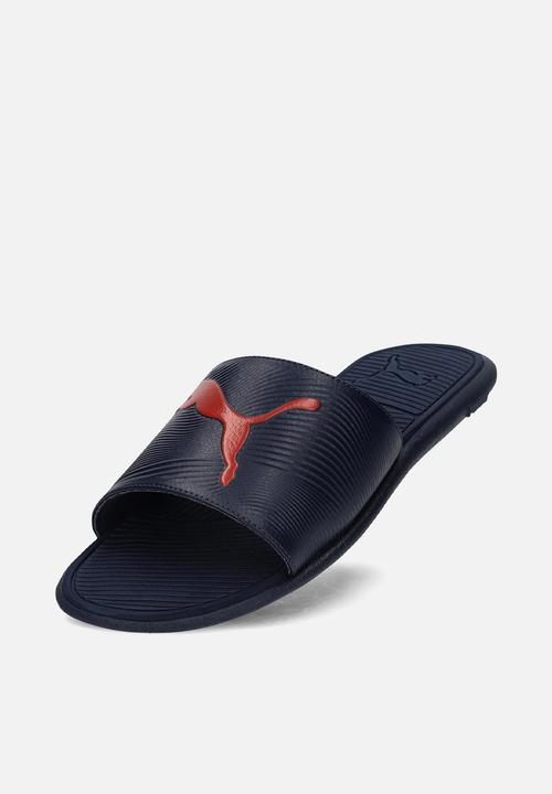 PUMA - Sporty Embossed 2.0 Slide - Navy