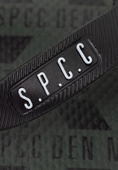 S.P.C.C - Fisk Flip Flops - Dark Fatigue