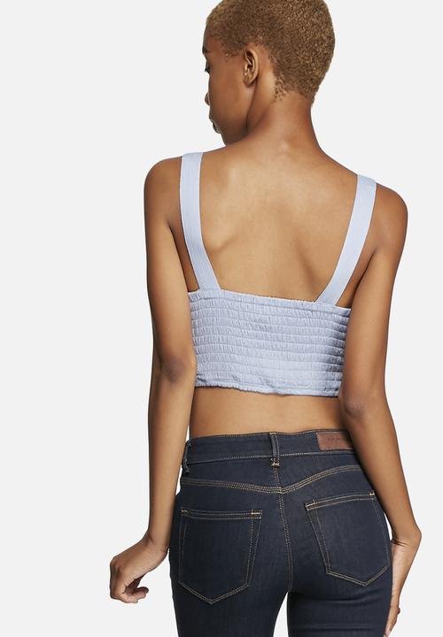 MINKPINK - Sweet Pea Tie Front Crop Top