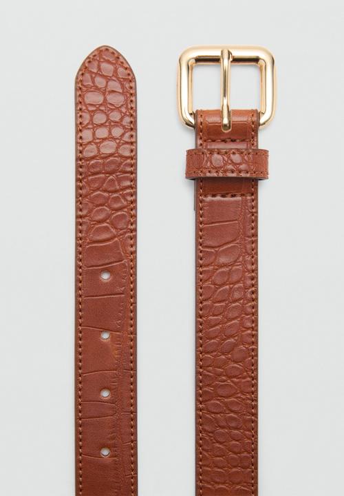 MANGO - Belt coqui - brown