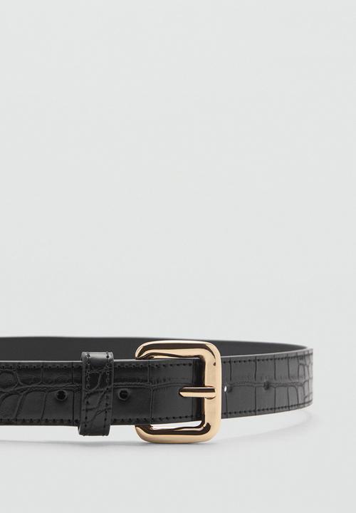 MANGO - Belt coqui - black