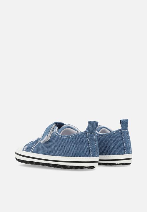 Pop Candy - Lace & velcro sneaker - blue