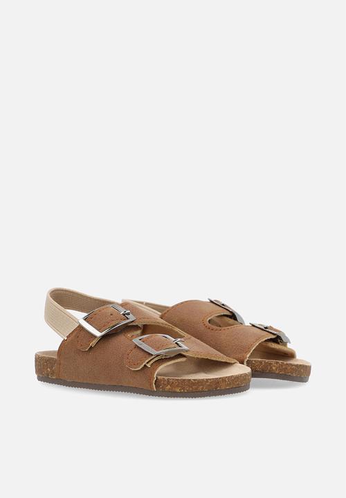 Pop Candy - Twin buckle sandals - brown