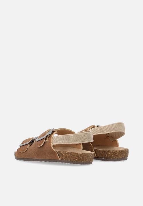 Pop Candy - Twin buckle sandals - brown