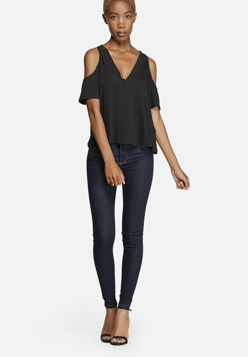 MINKPINK - Together Now cold shoulder top