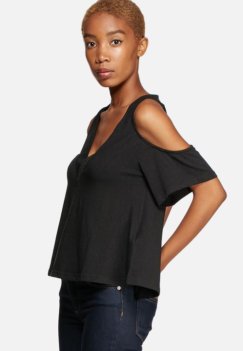 MINKPINK - Together Now cold shoulder top