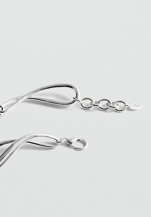 MANGO - Necklace coco - silver