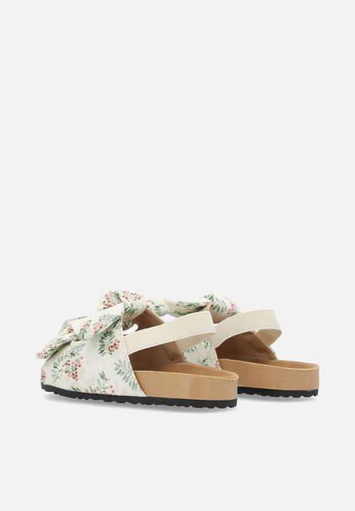 Pop Candy - Printed bowknot sandals - multi