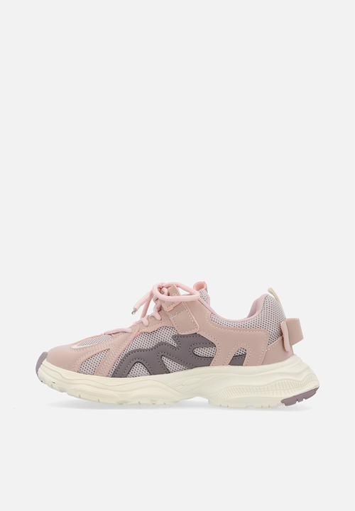 Pop Candy - Velcro & lace sneakers-lilac