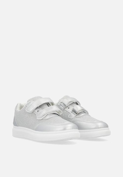 Pop Candy - Twin strap sneakers - silver