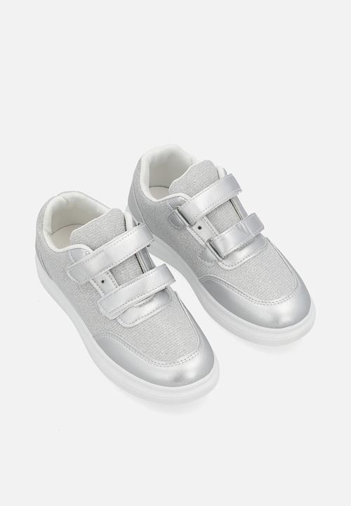 Pop Candy - Twin strap sneakers - silver