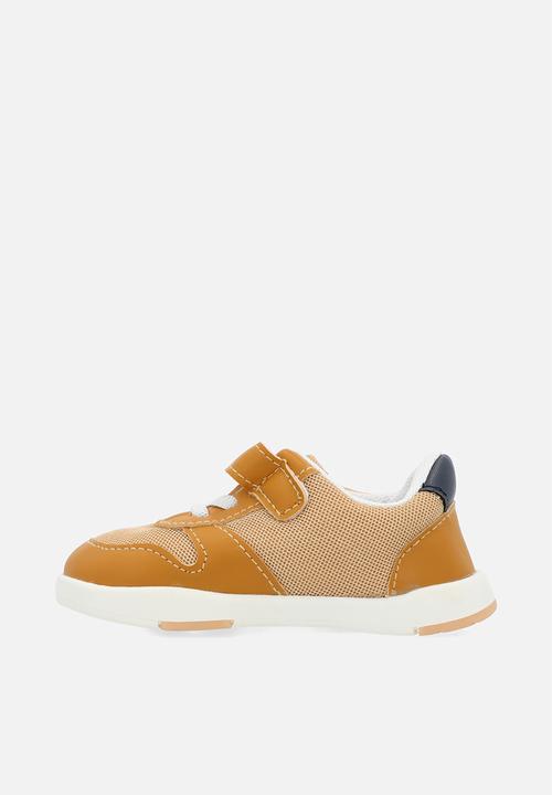 Pop Candy - Lace up & velcro hi top sneakers - brown