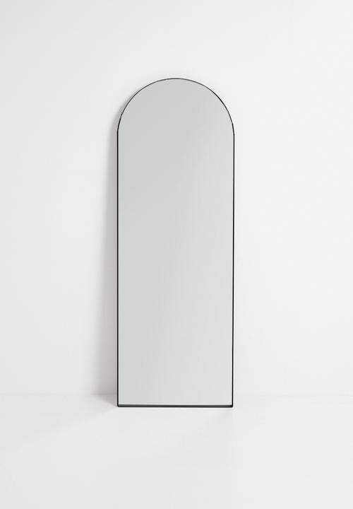 Sixth Floor - Arch Frame Full Length Mirror - Black
