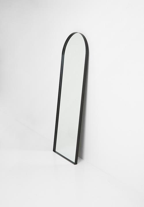 Sixth Floor - Arch Frame Full Length Mirror - Black