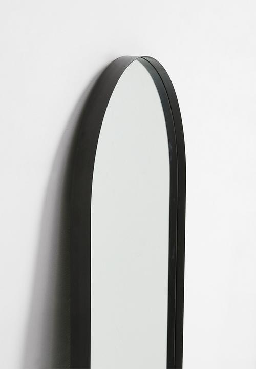 Sixth Floor - Arch Frame Full Length Mirror - Black