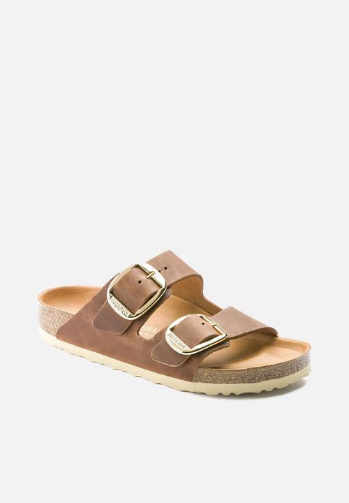 Birkenstock - Arizona big buckle oiled leather narrow - cognac