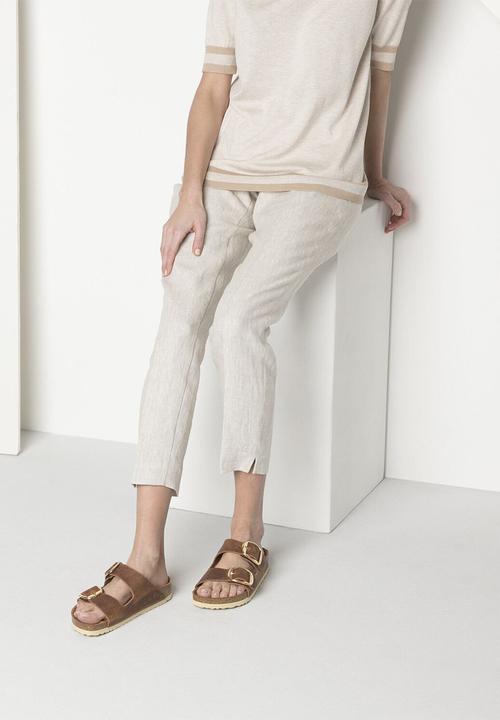 Birkenstock - Arizona big buckle oiled leather narrow - cognac