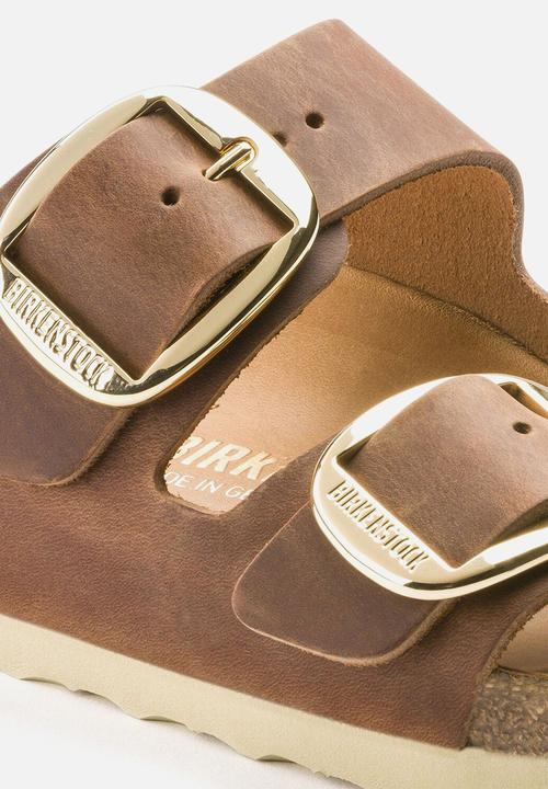Birkenstock - Arizona big buckle oiled leather narrow - cognac