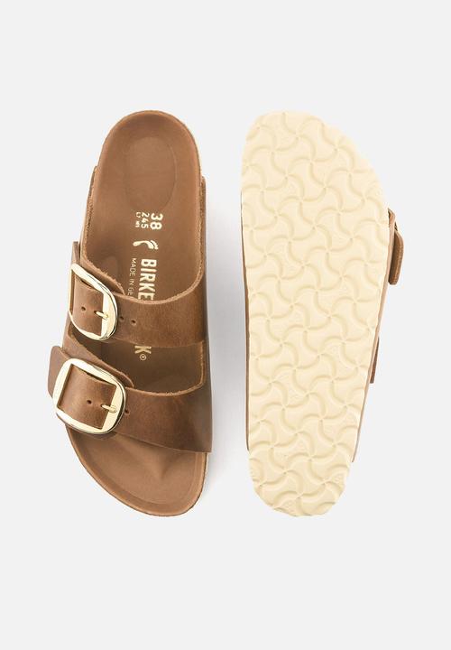 Birkenstock - Arizona big buckle oiled leather narrow - cognac