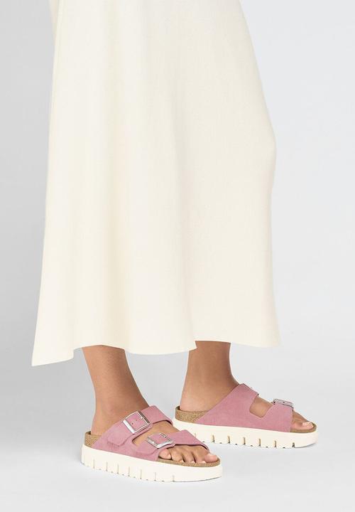 Birkenstock - Arizona chunky suede leather narrow - candy pink