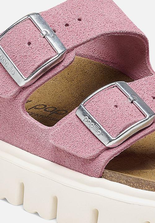 Birkenstock - Arizona chunky suede leather narrow - candy pink