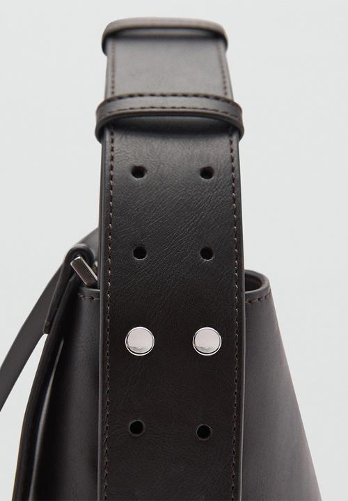 MANGO - Totes bag puala-red - dark brown