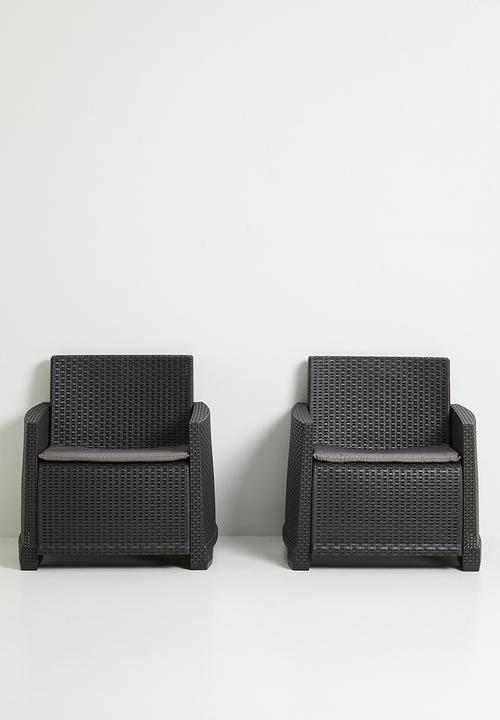H&S - Italia Garden Furniture set - anthracite