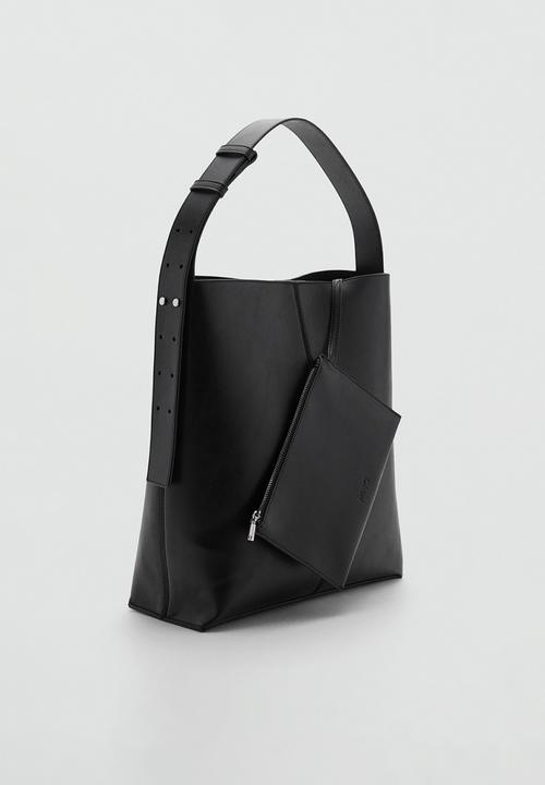 MANGO - Bucket bag puala - black