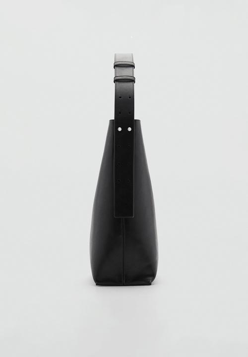 MANGO - Bucket bag puala - black