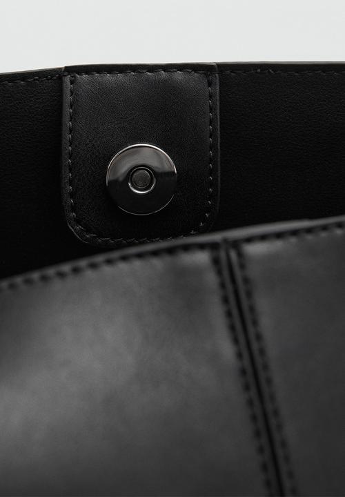 MANGO - Bucket bag puala - black