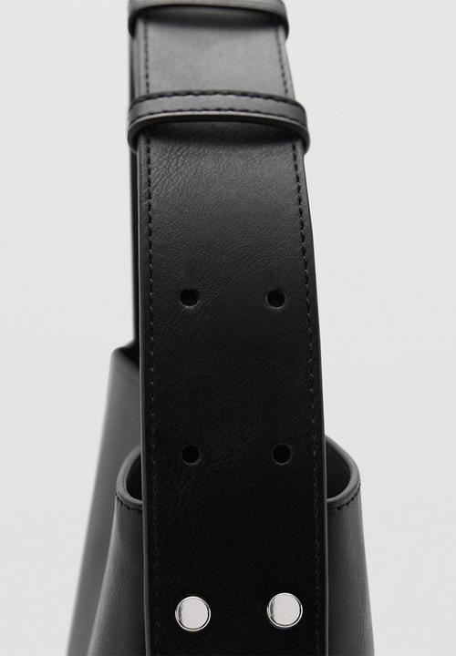 MANGO - Bucket bag puala - black