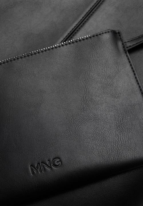 MANGO - Bucket bag puala - black