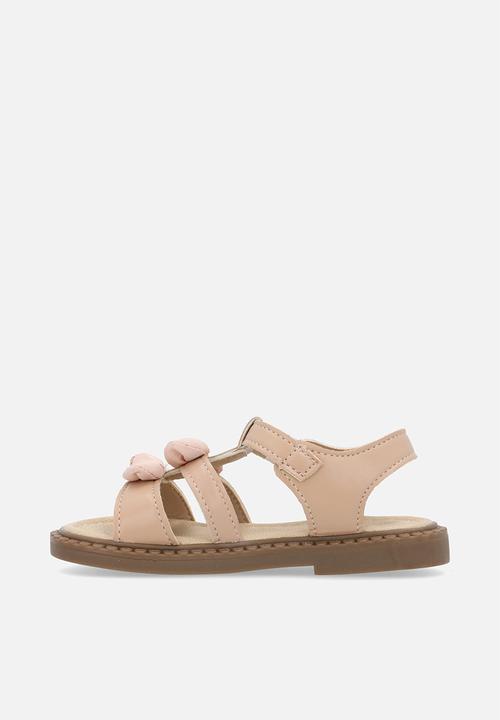 Pop Candy - Twin bowknot sandals - pink
