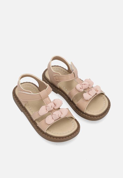 Pop Candy - Twin bowknot sandals - pink