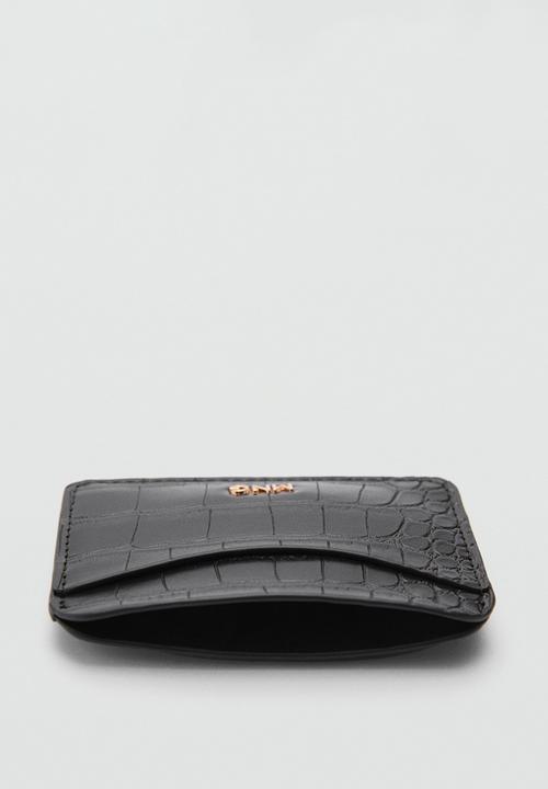 MANGO - Card holder leanor - black