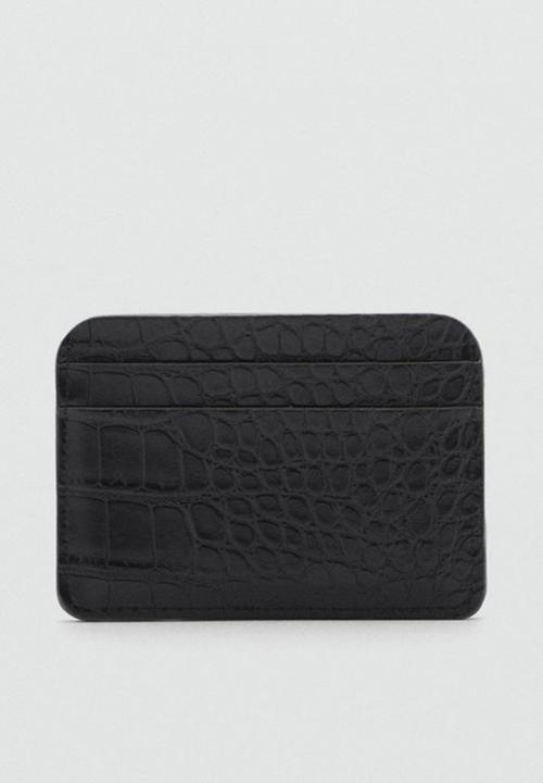 MANGO - Card holder leanor - black