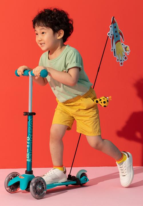 MICRO - Mini deluxe scooter - aqua