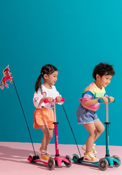 MICRO - Mini deluxe scooter - aqua
