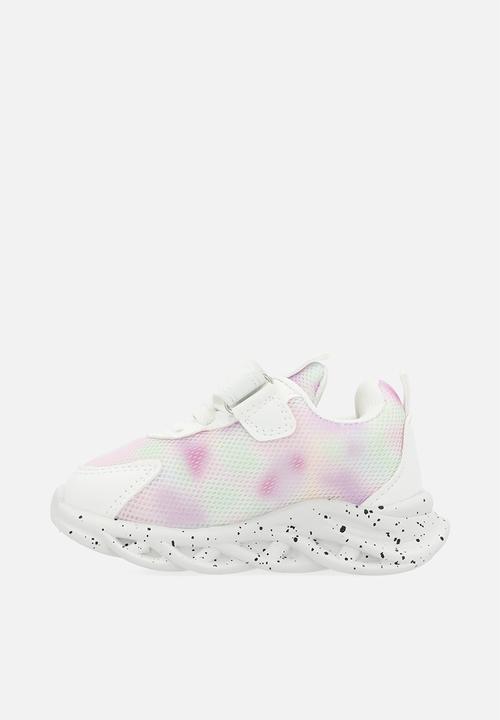 Pop Candy - Lace & adjustable strap sneakers - white/unicorn