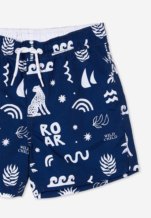 Cotton On - Bailey board short - in the navy/roar