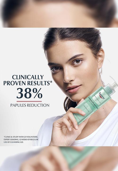 Eucerin - DermoPurifyer Oil Control Face Cleansing Gel, Acne-Prone Skin,200ml