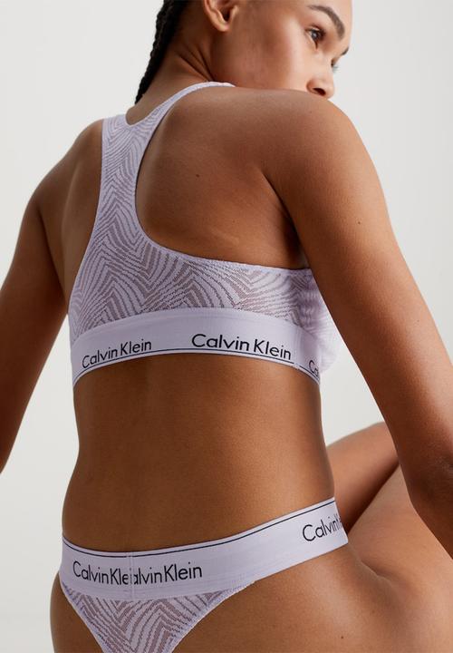 Calvin Klein - String thong - lavender blue