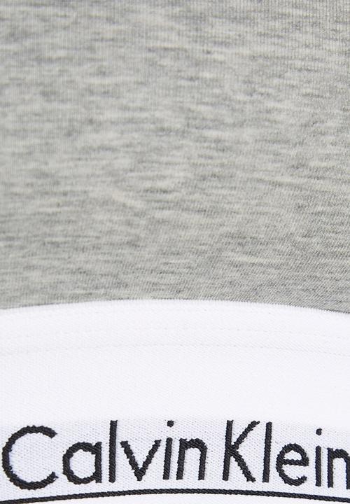 Calvin Klein - Light lined bralette - grey heather