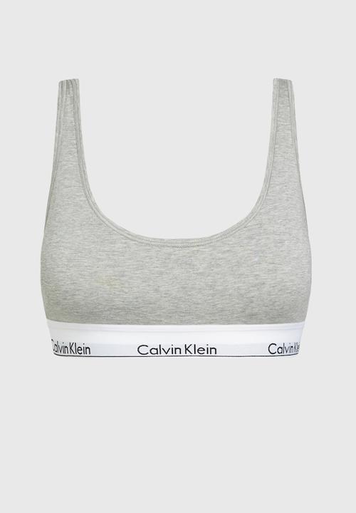 Calvin Klein - Light lined bralette - grey heather