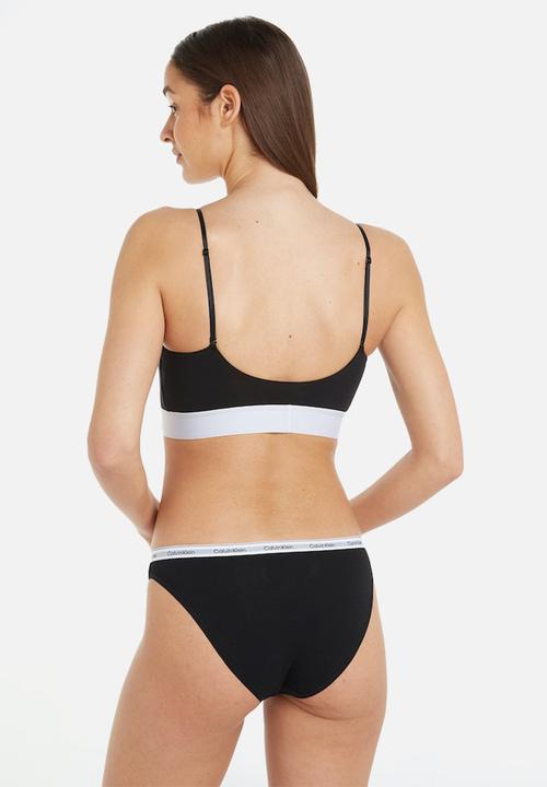 Calvin Klein - Light lined bralette - black