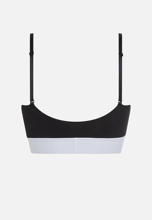 Calvin Klein - Light lined bralette - black