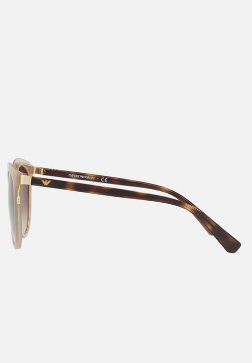 Emporio Armani - Emporio Armani Round Sunglasses Mid Brown