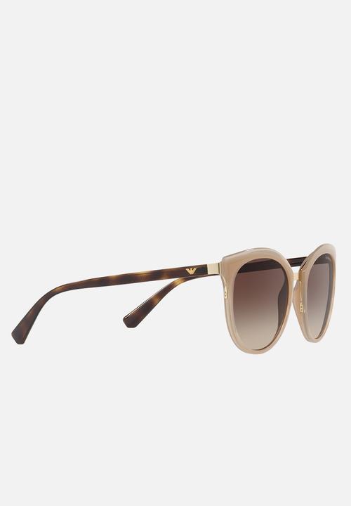 Emporio Armani - Emporio Armani Round Sunglasses Mid Brown