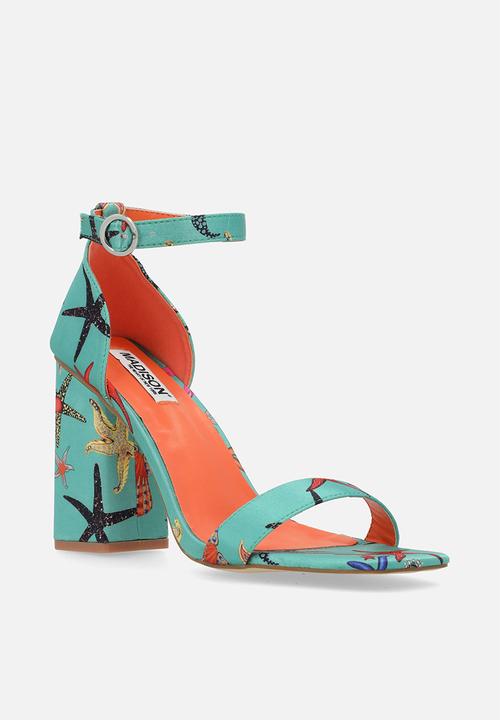 Madison® - Galaxy block heel - green & orange 