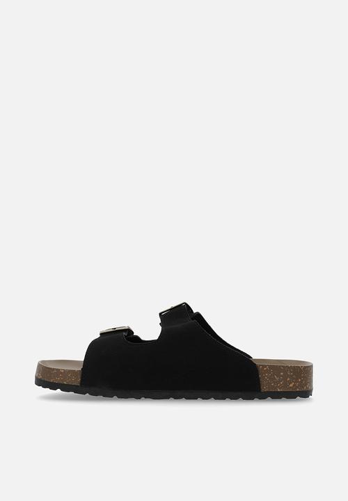Pop Candy - Double buckle slides - black